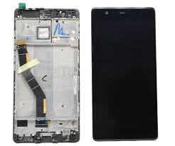 Дисплей (LCD) Huawei P9 Plus с сенсором чёрный + рамка Оригинал
