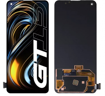 Дисплей Realme GT 5G RMX2202. Realme GT Master RMX3363, RMX3360. Realme GT Neo RMX3031 с сенсором (тачскрином) черный Оригинал