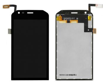 Дисплей Caterpillar CAT S40 с сенсором (тачскрином) черный Оригинал