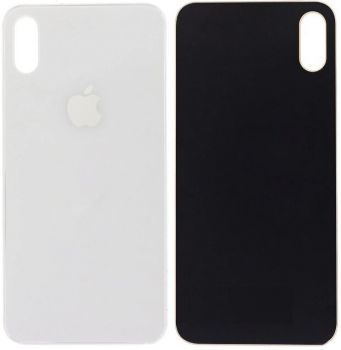Задняя крышка корпуса Apple iPhone XS A2097, A1920, A2100 серебристая Оригинал
