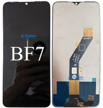 Дисплей Tecno Spark Go 2023 BF7. Tecno Pop 7 BF6 с сенсором (тачскрином) черный Оригинал