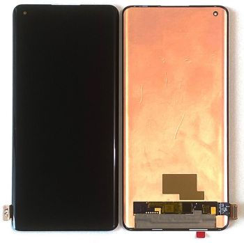Дисплей OnePlus 8 Pro IN2023, IN2020, IN2021, IN2025 с сенсором (тачскрином) черный Оригинал
