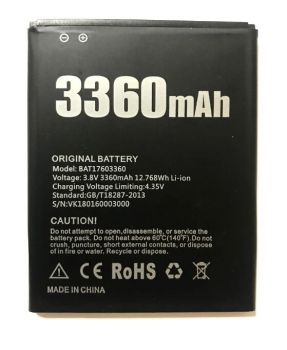 Аккумулятор (батарея) Doogee X10, X10 Pro BAT17603360 3360mAh Оригинал