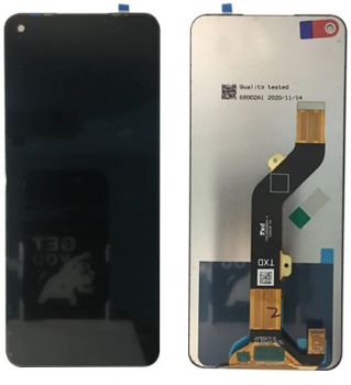Дисплей Tecno Spark 6 KE7 с сенсором (тачскрином) черный Оригинал