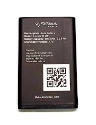 Аккумулятор (батарея) для Sigma X-Style 17 UP Оригинал