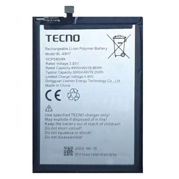 Аккумулятор (батарея) Tecno Spark 6 KE7 BL-49HT 5000mAh Оригинал