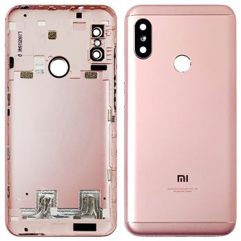 Задняя крышка корпуса Xiaomi Mi A2 Lite, Redmi 6 Pro M1805D1SG розовая Оригинал