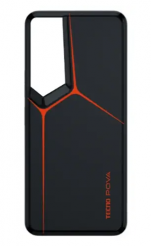 Задняя крышка корпуса Tecno Pova Neo 2 LG6n черная Оригинал