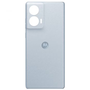 Задняя крышка корпуса Motorola XT2429, XT2429-2 Edge 50 Fusion голубая Оригинал
