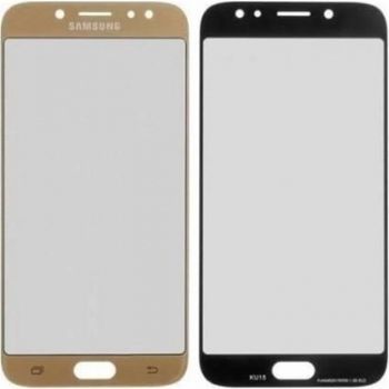 Стекло сенсорного экрана Samsung J730F Galaxy J7 (2017) золотое + OCA пленка Оригинал
