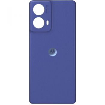 Задняя крышка корпуса Motorola XT2427, XT2427-2, XT2427-3 Moto G85 синяя Оригинал