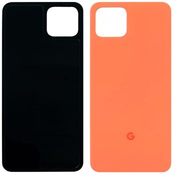 Задняя крышка корпуса Google Pixel 4 G020M, G020I оранжевая Оригинал