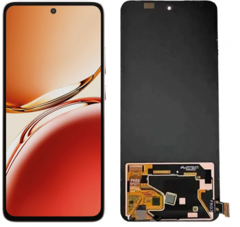 Дисплей Oppo Reno 12FS CPH2637. Oppo Reno 12F 5G. Oppo Reno 12F 4G CPH2687 с сенсором (тачскрином) черный Оригинал
