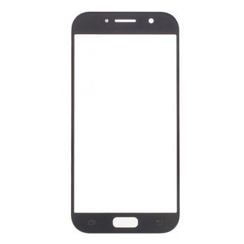 Стекло сенсорного экрана Samsung A520F Galaxy A5 (2017), черное + OCA пленка Оригинал