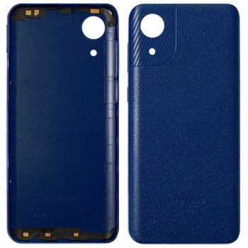 Задняя крышка корпуса Samsung A032 (SM-A032F, SM-A032F/DS) Galaxy A03 Core синяя Оригинал