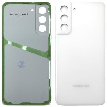 Задняя крышка корпуса Samsung G990 (SM-G990B, SM-G990B/DS) Galaxy S21 FE 5G белая Оригинал