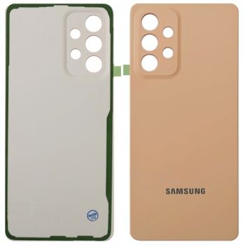 Задняя крышка корпуса Samsung A536 (SM-A536B, SM-A536B/DS) Galaxy A53 5G оранжевая