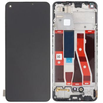 Дисплей Oppo Reno 5 Lite CPH2205, Oppo A94 CPH2203 с сенсором (тачскрином) черный с рамкой Оригинал