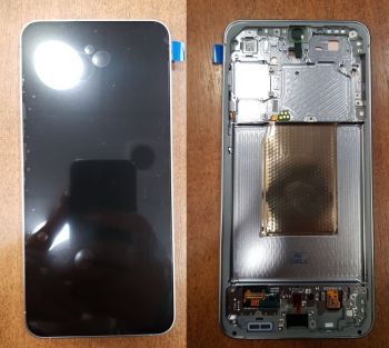 Дисплей Samsung S731 (SM-S731B, SM-S731B/DS) Galaxy S25 FE с сенсором (тачскрином) черный с рамкой Оригинал