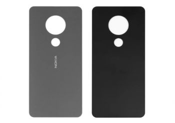 Задняя крышка корпуса Nokia 6.2 Dual Sim TA-1198, TA-1200, TA-1187, TA-1201 серебристая Оригинал