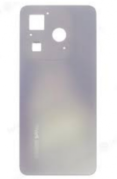 Задняя крышка корпуса Tecno Spark 20 KJ5, KJ5n белая Оригинал