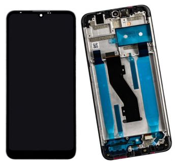 Дисплей Nokia 3.2 TA-1156, TA-1159, TA-1164 с сенсором (тачскрином) черный с рамкой Оригинал