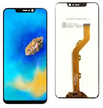 Дисплей Tecno Spark 3 Pro KB8 с сенсором (тачскрином) черный Оригинал
