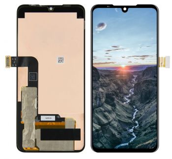 Дисплей LG V510, LM-V510N V50S ThinQ 5G с сенсором (тачскрином) черный Оригинал