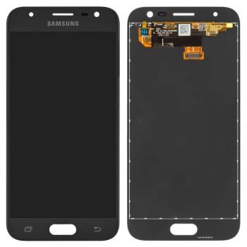 Дисплей (LCD) Samsung GH96-10992A J330 Galaxy J3 (2017) с сенсором серебро сервисный Оригинал