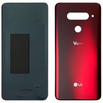 Задняя крышка корпуса LG V40 ThinQ V405, V409 красная Оригинал