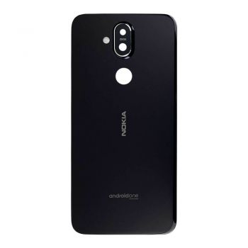 Задняя крышка корпуса Nokia 8.1 TA-1128, TA-1121, TA-1119, TA-1131 черная Оригинал