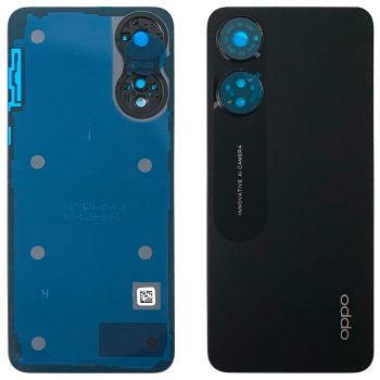 Задняя крышка корпуса Oppo A58 4G CPH2577 черная Оригинал