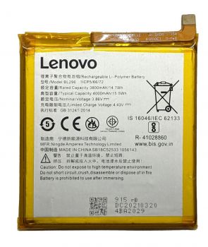 Аккумулятор (батарея) Lenovo Z6 L78121. Lenovo Z6 Pro L78051 BL296 4000mAh Оригинал