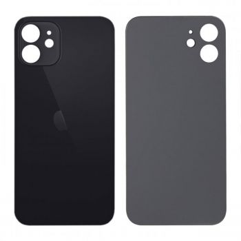 Задняя крышка корпуса Apple iPhone 12 mini A2399, A2176, A2398 черная Оригинал