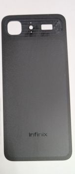 Задняя крышка корпуса Infinix Smart 10 Plus X6725B, X6725C черная Оригинал