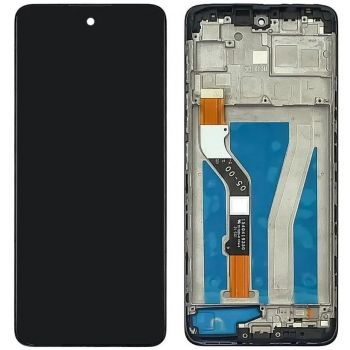 Дисплей Motorola XT2135, XT2135-2 Moto G60 PANB0001IN, PANB0013IN с сенсором (тачскрином) черный с рамкой Оригинал