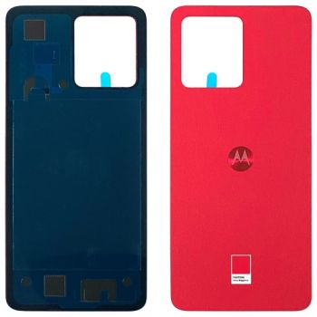 Задняя крышка корпуса Motorola XT2347, XT2347-2 Moto G84 красная Оригинал