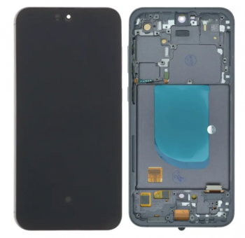 Дисплей Samsung S711 (SM-S711B, SM-S711B/DS) Galaxy S23 FE с сенсором (тачскрином) черный с рамкой Оригинал