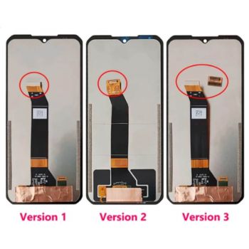 Дисплей Doogee S100, S100 Pro, S110, S118 с сенсором (тачскрином) черный Оригинал