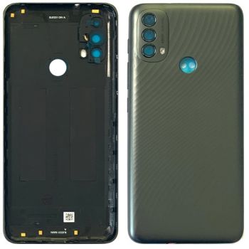 Задняя крышка корпуса Motorola XT2159, XT2159-3, XT2159-9 Moto E40 черная Оригинал