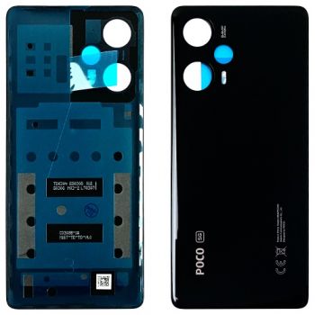 Задняя крышка корпуса Xiaomi Poco F5 23049PCD8G, 23049PCD8I черная Оригинал