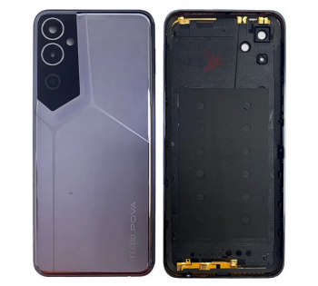 Задняя крышка корпуса Tecno Pova Neo 2 LG6n серая Оригинал