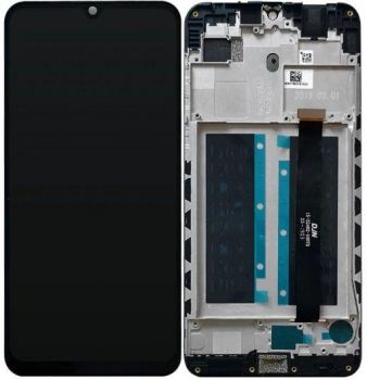 Дисплей ZTE Blade V10 Vita с сенсором (тачскрином) черный с рамкой
