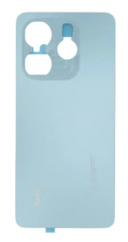 Задняя крышка корпуса Xiaomi Redmi Note 14 4G 24117RN76G, 24117RN76O синяя Оригинал