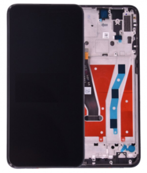 Дисплей Huawei P smart Pro 2019 с сенсором (тачскрином) черный с рамкой