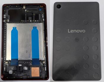 Задняя крышка корпуса Lenovo TB305XU, TB305FU, TB-305FU, TB-305XU Tab K9 серая Оригинал