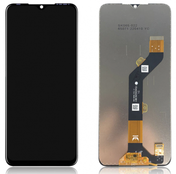 Дисплей Infinix Smart 6 X6511, X6511B, X6511E с сенсором (тачскрином) черный Оригинал