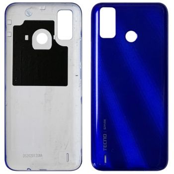 Задняя крышка корпуса Tecno Spark 6 Go KE5 синяя