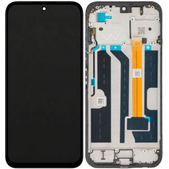 Дисплей Oppo A6x CPH2783, CPH2819 с сенсором (тачскрином) черный с рамкой Оригинал
