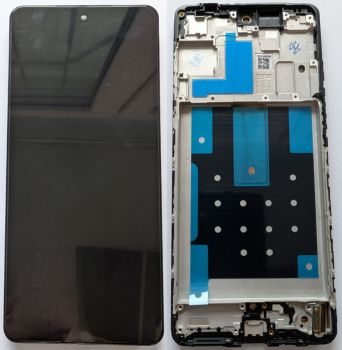 Дисплей Samsung M556 (SM-M556B, SM-M556B/DS) Galaxy M55 5G с сенсором (тачскрином) черный с рамкой TFT